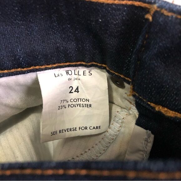 Les Folles de Joie Bootcut Jeans Sz 24 - Picture 5 of 6